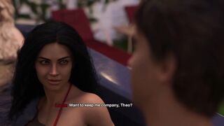 Latina MILF with giant tits gives a steamy handjob to a virgin in a Jacuzzi - 3 image