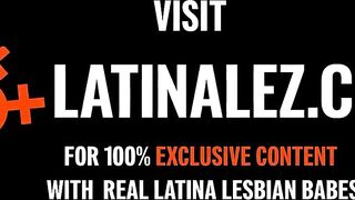 Petite Latina BFFs go wild in steamy lesbian threesome with Boss's camera rolling