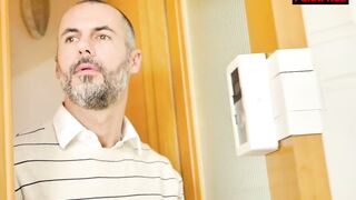 Petite Latina babe takes a big cock in her tight cunt & gets a sticky creampie - 6 image