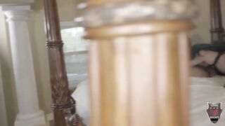 Kinky Latin babes Kitty Jaguar, Channy Crossfire & Rome Major get their tight holes licked & barebacked by a big cock - 3 image