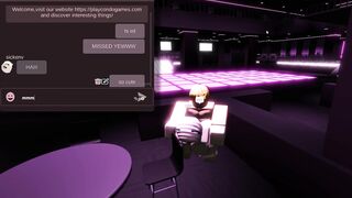 Latina E-girls strip and get naughty in a strip club on Roblox condo - 5 image