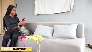 Big black cock drills college amateur Latina's tight ass for the first time ever! - 6 image