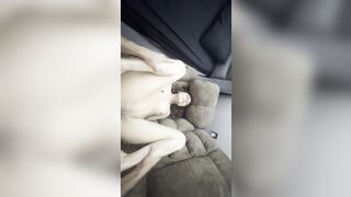 Latina beauty Ross Shop begs for a good fuck on his couch before everyone else gets home - 14 image