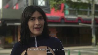 JadeMercury, the busty Latina, seduces stranger on the street for a rough 1 on 1 fuck session - 1 image