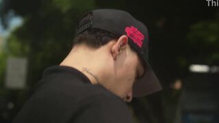 JadeMercury, the busty Latina, seduces stranger on the street for a rough 1 on 1 fuck session