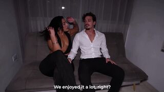 Watch Kylei Ellish cheat on her Italian hubby with a hung Italian guy - real Italian action! - 1 image