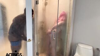 Watch Ace Bigs get her pink pussy drilled by a massive BBC in every position imaginable! - 1 image