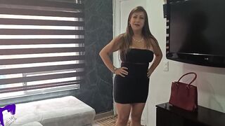 Watch this hot and horny Latina MILF get pounded and creampied in POV - 1 image
