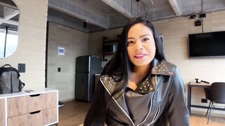 Petite Latina takes on a massive dick in a POV facefuck frenzy - 2 image