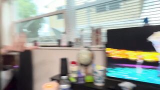 Petite Latina Stepsis Luna & Stepbro Eevee engage in dirty roleplay in POV