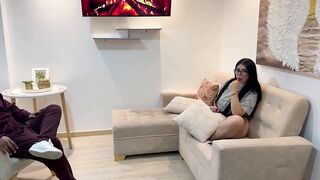 My nerdy best friend's curvy Latina girlfriend gets brutally fucked by my massive black cock behind my boyfriend's back - 5 image