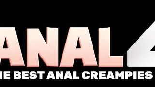 Watch this slim and petite Latina slut take a massive cock in her tight ass and get a messy creampie - 1 image