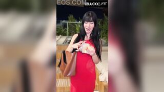 Watch this hot Latina babe with perfect tits and a wet pussy get naughty on the balcony - 11 image