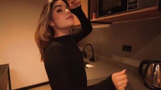 Stepdaughter Carolina Agudelo gets rough sex & doggy-style from stepdad while watching movies - 3 image
