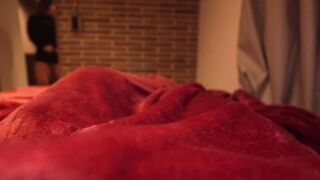 Stepdaughter Carolina Agudelo gets rough sex & doggy-style from stepdad while watching movies - 4 image