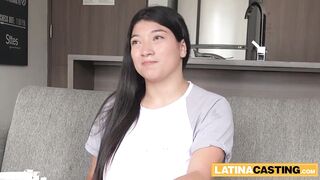 Latina slut gets her tight pussy drilled hard by a massive cock and ends up dripping with jizz - 5 image