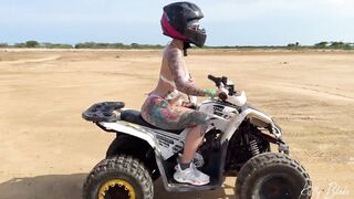 Latina slut with big tattooed ass and booty rides employee's big cock in cowgirl position - 2 image