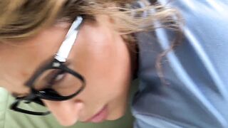 Stepmom Monica Minx teaches step siblings how to fuck in POV taboo threesome