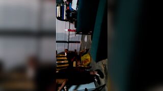 Latina slut Loca Rosie gets pounded hard in homemade gangbang - 1 image