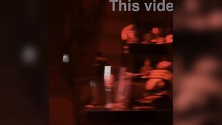 Latina with a huge ass gets pounded in the disco by a big cock
