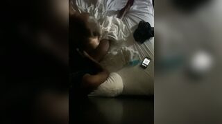 Hot Puerto Rican Latina gets wild in hotel room with her big tits and tight pussy