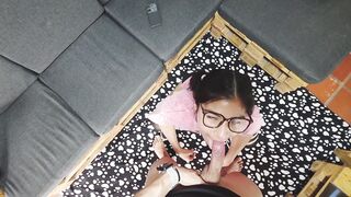 Part One: Hot Latina gives the best blowjobs and takes a hard pounding with a close-up view
