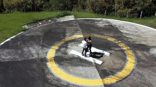 Colombian babe goes wild with hardcore fucking and dancing
