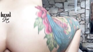 Watch this tattooed Latina moan with pleasure while getting her tight ass drilled in multiple positions - 12 image