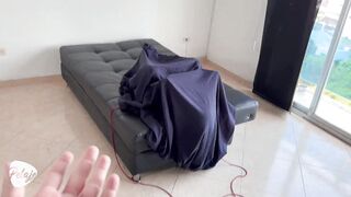 Latina with small tits and tight pussy gets a gift: a kinky reverse cowgirl with a creampie - 2 image