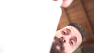 Watch this amateur brunette get caught getting nailed hard in the studio and go viral! - 9 image