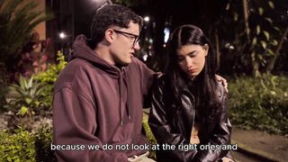 Petite Latina gets her tight ass drilled by stepbrother after boyfriend is out