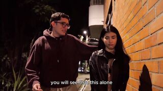 Petite Latina gets her tight ass drilled by stepbrother after boyfriend is out