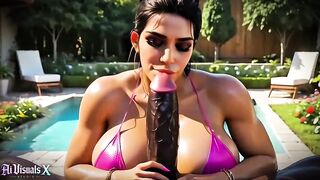 Latina MILF with big ass gets drilled by BBC and creampied in 4K - X-Visuals - 4 image