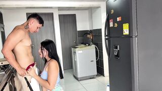 Naughty Latina roommate gets pounded doggy-style by her hot roommate - 4 image