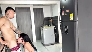Naughty Latina roommate gets pounded doggy-style by her hot roommate - 5 image