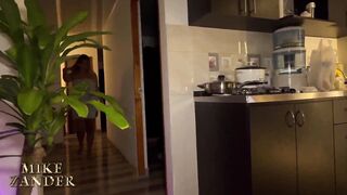 My boyfriend's friend is drilling my friend's Latina pussy with his hard cock while I'm out - 9 image