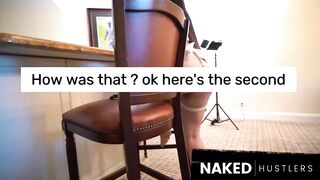 Curvy Latina Pink Pussy takes on a massive dildo challenge and blows herself dry - 5 image