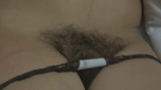 Compilation, my 58 year old wife shows off her hairy pussy while watching them masturbate - 8 image