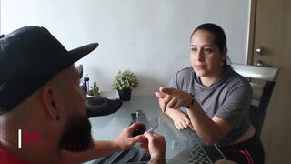 my stepsister loves to bring a man into the house- porn in Spanish - 5 image