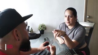 my stepsister loves to bring a man into the house- porn in Spanish - 5 image
