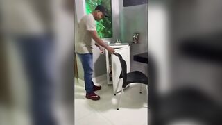 I met this beautiful girl and I couldn't resist showing him my big cock - 2 image