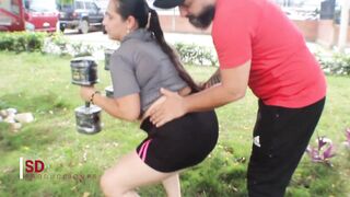 I surprise my stepsister with other men - 2 image