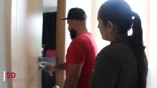 I surprise my stepsister with other men