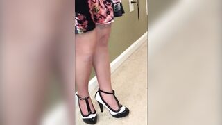 LilGiantess's Boss Peeks at Her Legs - 15 image