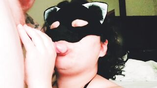 Miss Panda sucks and slurps Friend's cock - 4 image