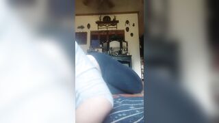 Toe tied on my belly