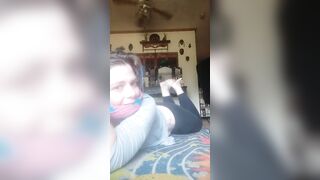 Toe tied on my belly