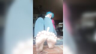 Toe and ankle bondage