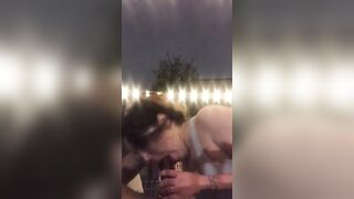 She suck that dick outside