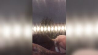 She suck that dick outside